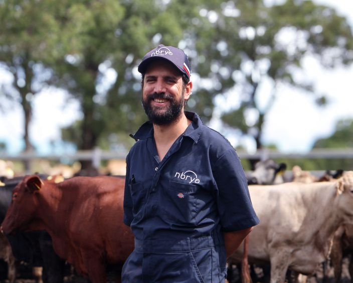 Rodrigo in the field